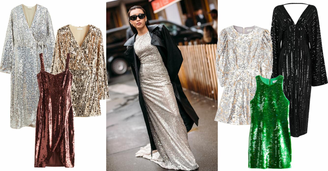 Sequin dress 2022 - perfect as a New Year's outfit or for the party
