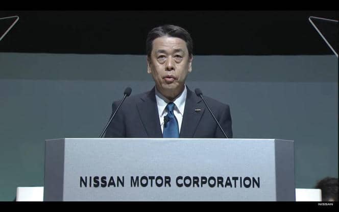 Nissan CEO Makoto Uchida in Yokohama, Japan in June 2020. 