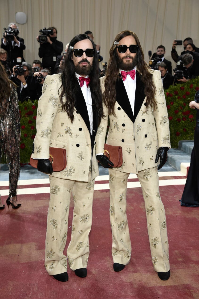 Alessandro Michelle and Jared Leto at the 2022 Met Gala