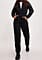 black quilted ski overall for women from Noisy May