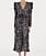Long midi dress with sequins in black and silver from Wakakuu Icons