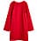 red long-sleeved dress from hm