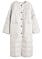 White quilted down coat, H&M